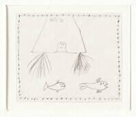 KT 2017 055
<br/>
Twee vissen
<br/>
<em>Roëde, Jan (1914-2007)</em>